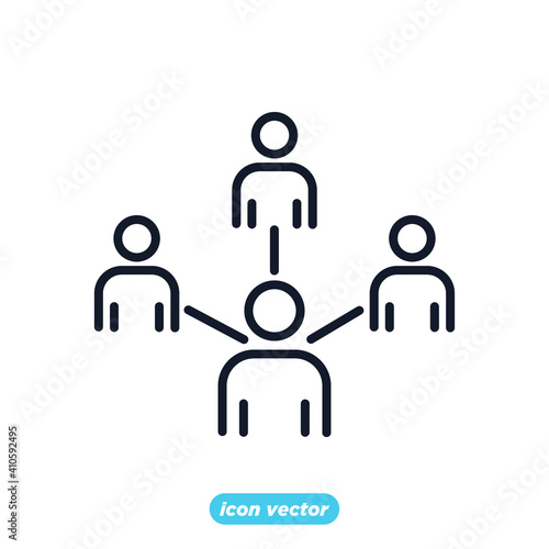 leadership traits icon. Development and Teamwork symbol template for graphic and web design collection logo vector illustration