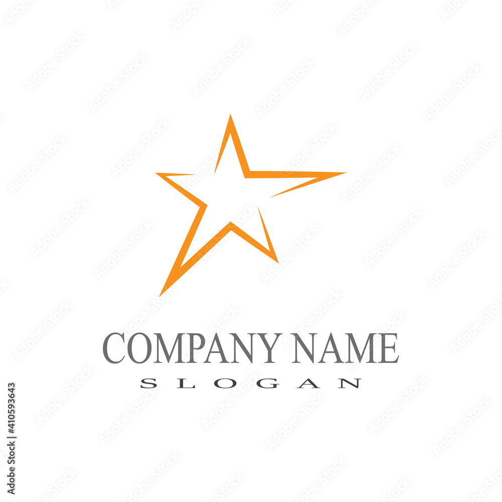 Star icon Template vector illustration design Star icon Template vector illustration design
