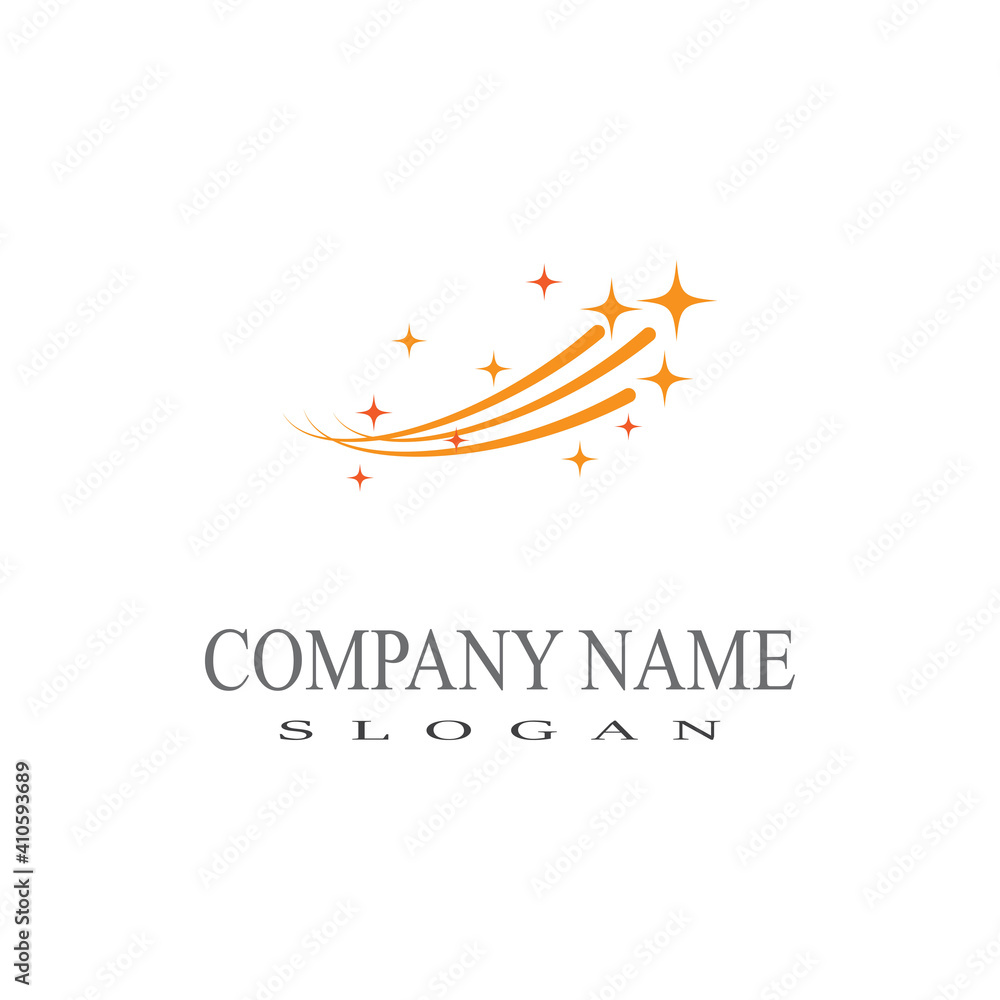 Fototapeta premium Star icon Template vector illustration design