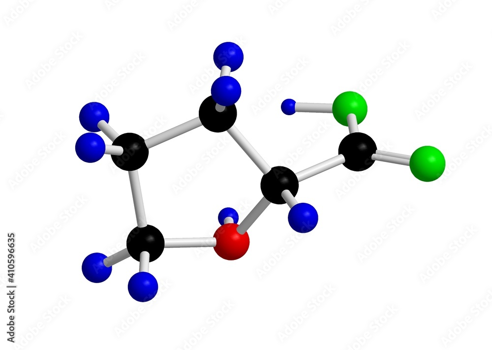 Molecular structure of proline Molecular structure of proline