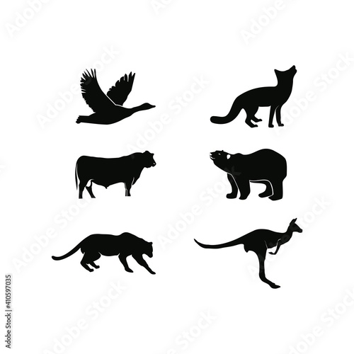 Wild Animals Logo Design © heri