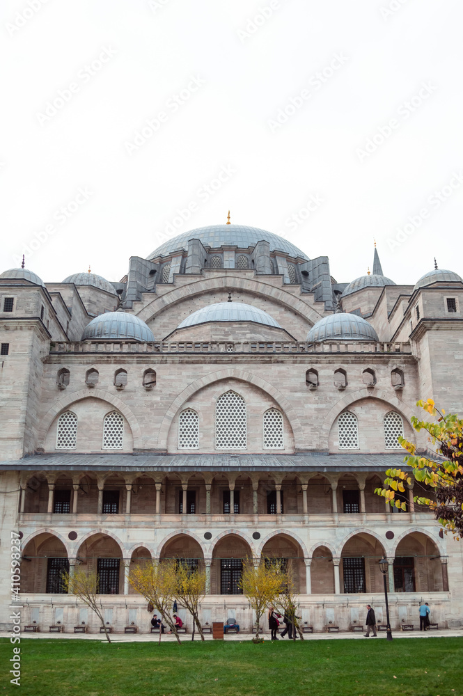 Suleymaniye Mosque a landmark in istanbul turkey