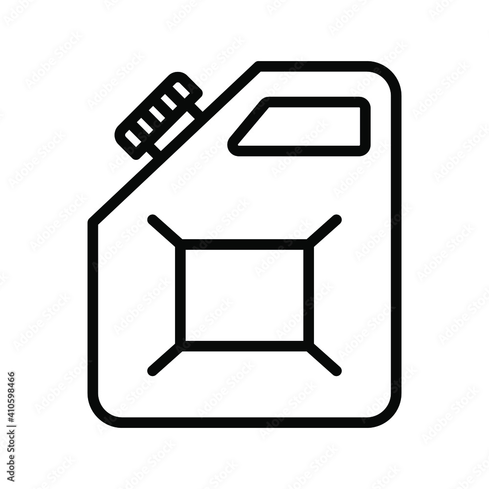 canister doodle icon on white background color editable canister doodle icon on white background color editable