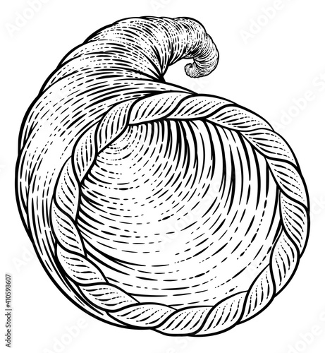 Cornucopia horn of plenty i...