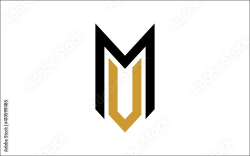Free Download Illustration vector graphic of letter MUicon logo template design - GFXLoad
