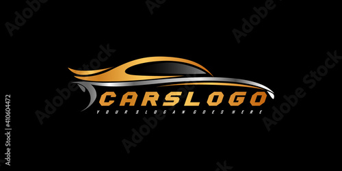 set of automotive logo. vector cars dealers, detailing and modification logo design concept illustration