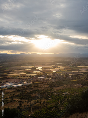 Sunset View of Torrella de Montgrí © IVAN