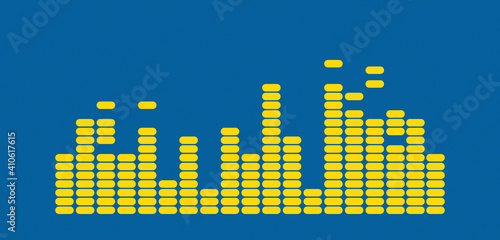 equalizzatore, musica, audio, vettoriale, equalizzazione