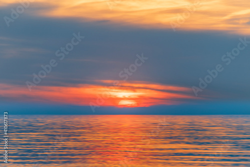 Sonnenuntergang am Meer in Kühlungsborn an der Ostsee, Mecklenburg-Vorpommern, Deutschland © AS-Fotoart