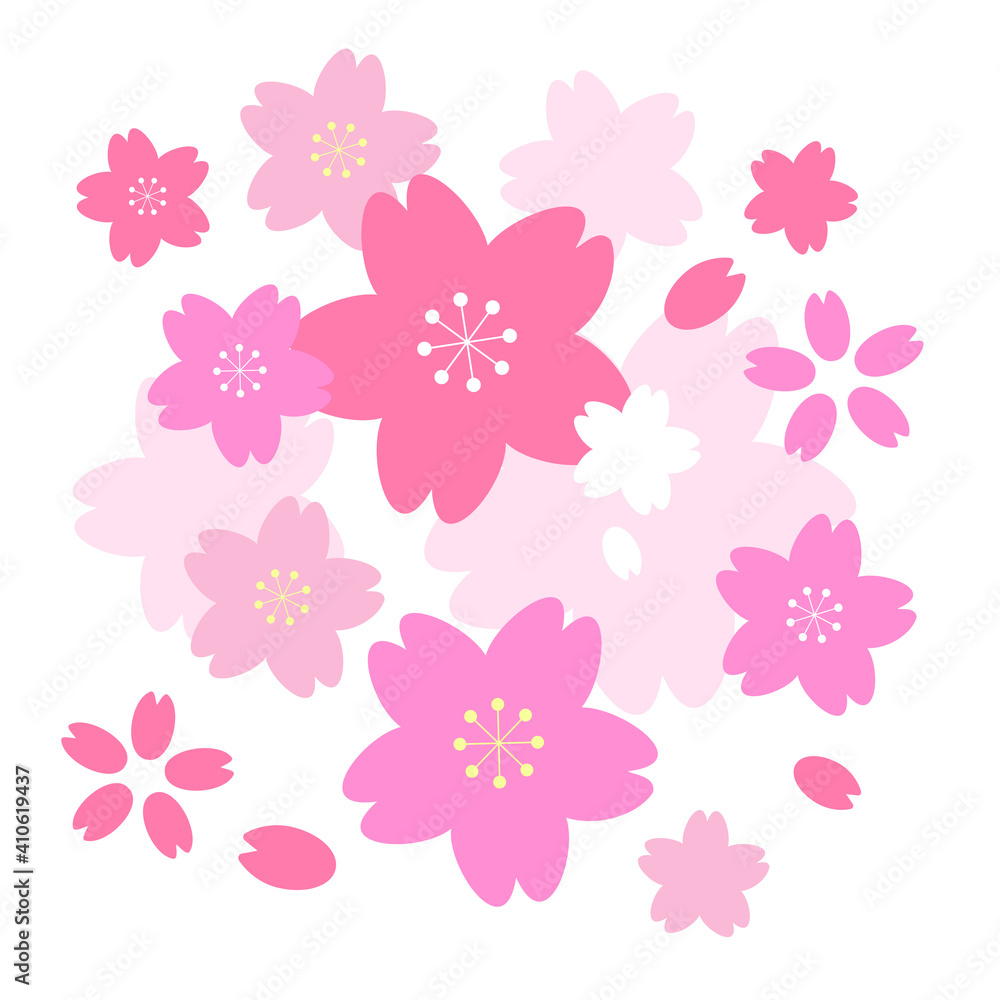 桜・春のイラストベクター素材 桜・春のイラストベクター素材
