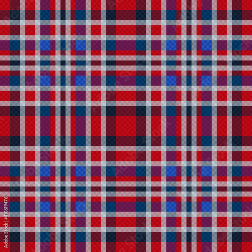 Seamless tartan rectangular pattern