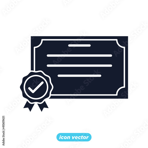 approvement icon. business quality check symbol template for graphic and web design collection logo vector illustration
