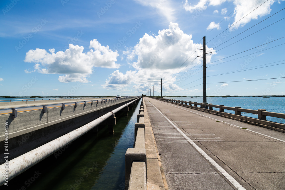 Lower Sugarloaf Channel Bridge at the Florida Keys Overseas Heritage, Trail. Florida.