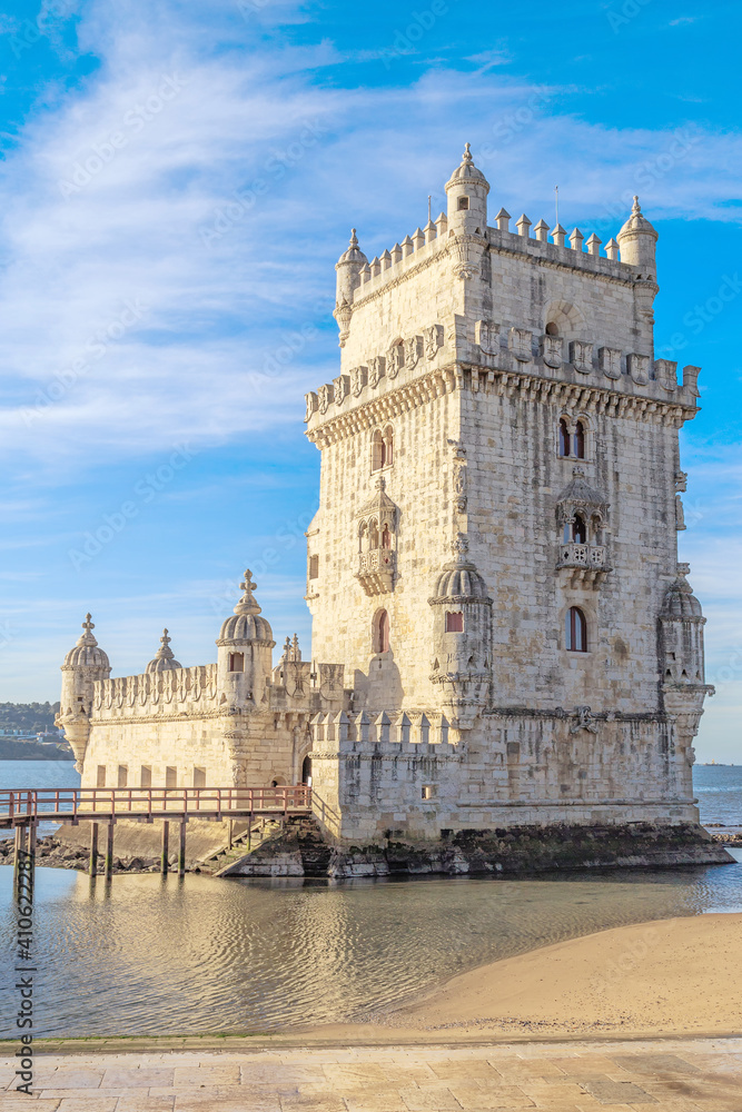 Tower of Belem, Lisbon, Portugal.