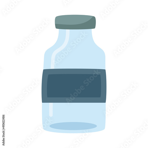 vaccine vial medicine bottle icon