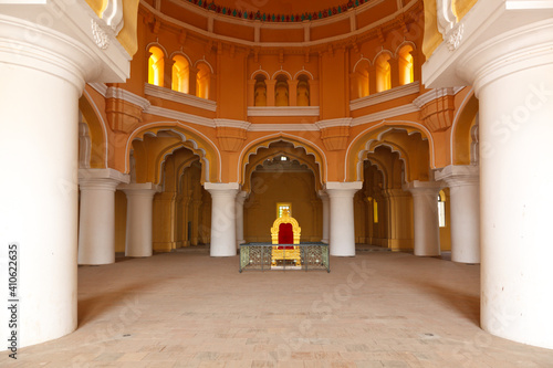 Tirumalai Nayal Palace. Madurai, Tamil Nadu, India photo