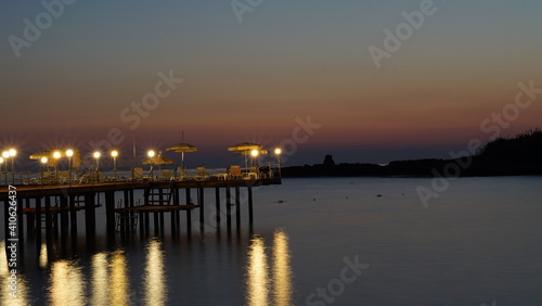 sunset at the pier © olga