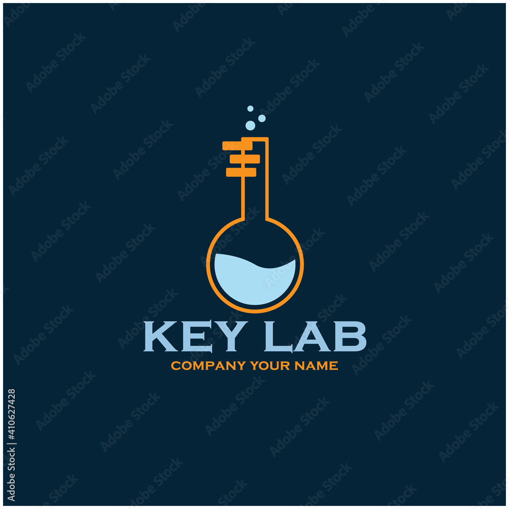 key lab illustration vector key lab illustration vector