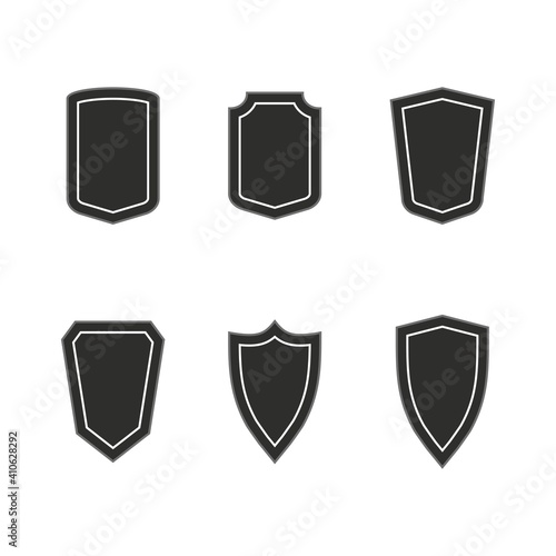 Protect guard shield. Safeguard simple sign. Security icon. Safety label.