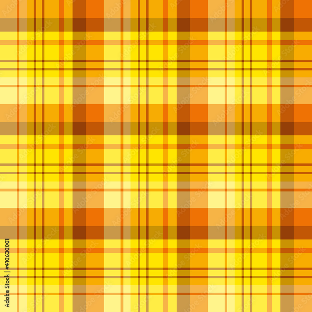 Seamless pattern in wonderful bright yellow and orange colors for plaid, fabric, textile, clothes, tablecloth and other things. Vector image. Seamless pattern in wonderful bright yellow and orange colors for plaid, fabric, textile, clothes, tablecloth and other things. Vector image.