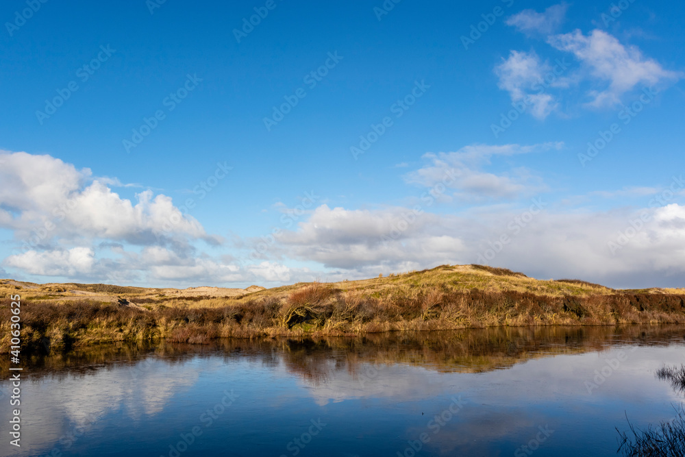 Dune landscape in Bergen aan Zee, Noord-Holland, The Netherlands, Europe Dune landscape in Bergen aan Zee, Noord-Holland, The Netherlands, Europe