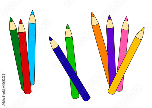 色鉛筆のイラスト