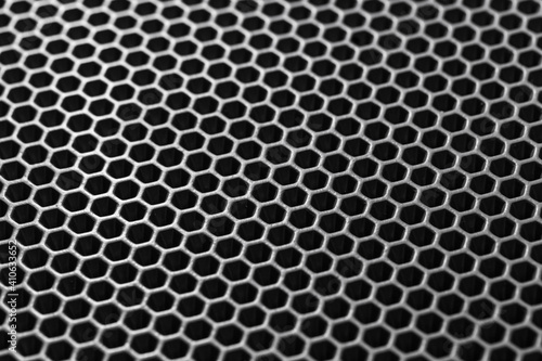 Honeycomb membrane structure. Hight-tech photo