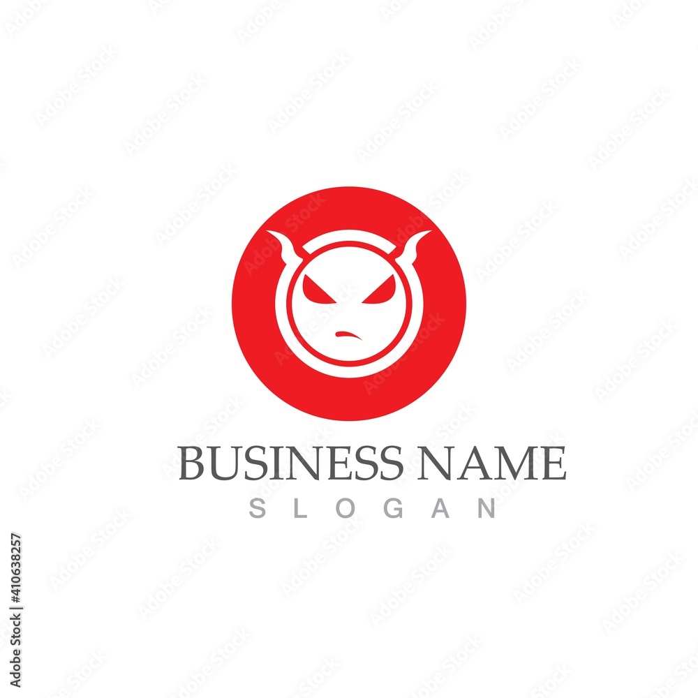 Obraz premium Devil horn Vector icon