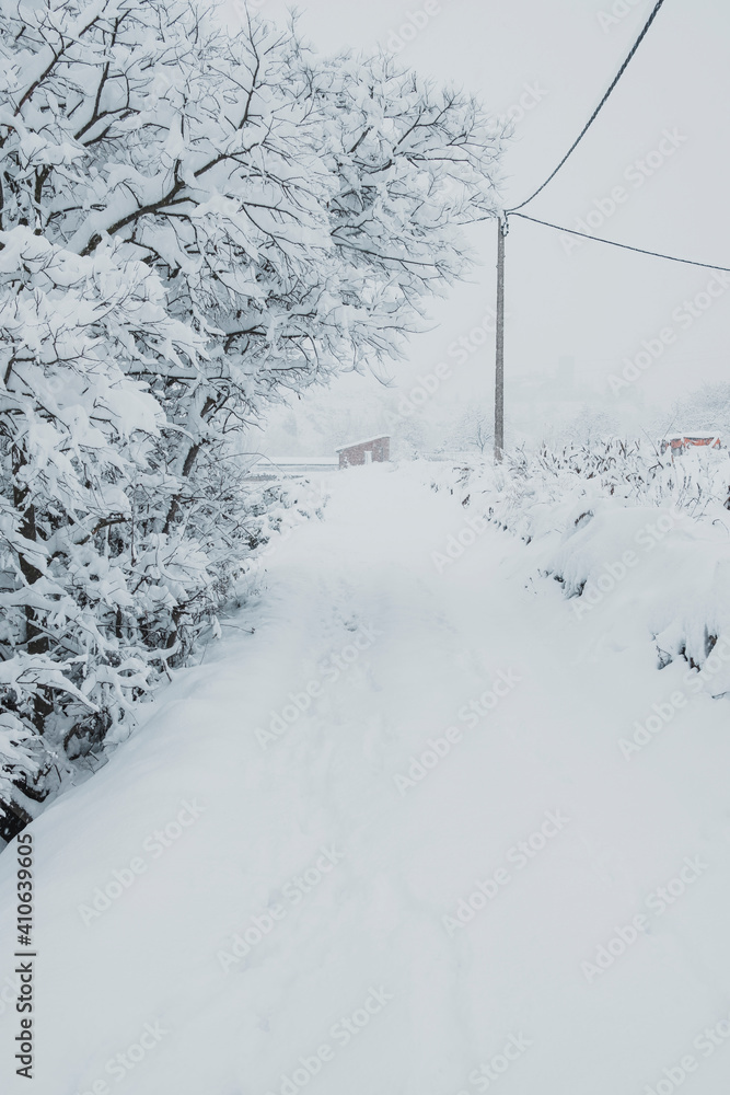 Snow in Valderrobes Snow in Valderrobes