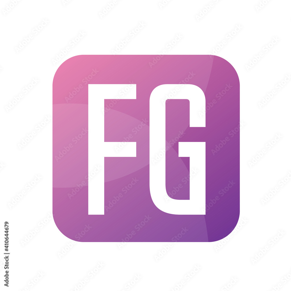 FG Letter Logo Design With Simple style FG Letter Logo Design With Simple style