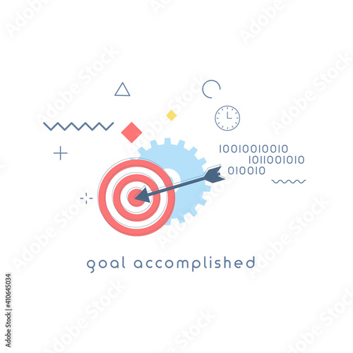 goal accomplished concept