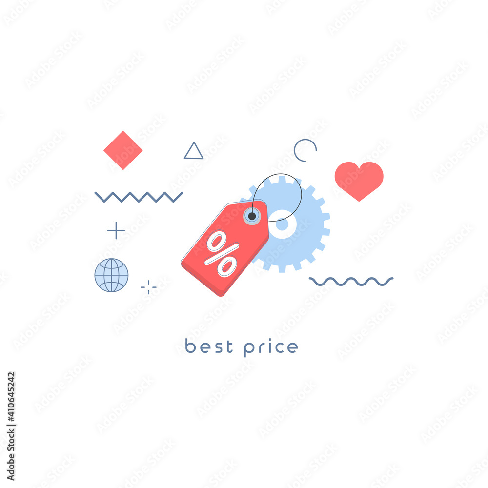 best price concepts.best price modern vector