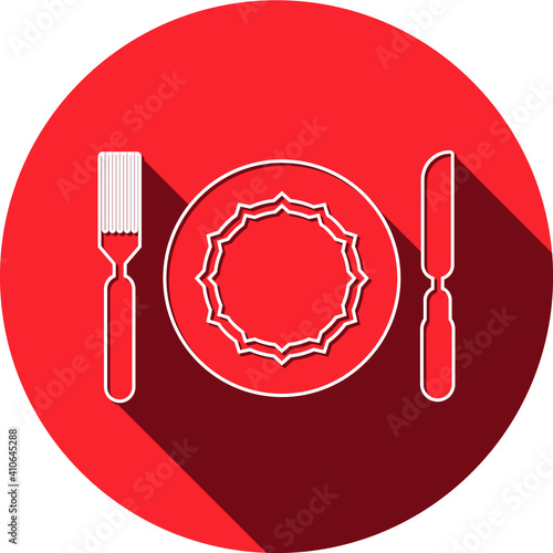 Restaurant icon. Chef hat, food eating icon. vector, flat style, two color, black shape icon