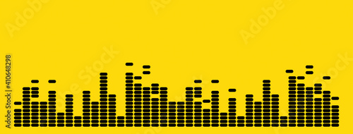 equalizzatore, musica, audio, vettoriale, equalizzazione