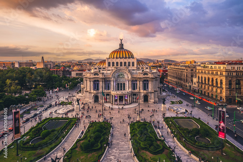 Palacio de Bellas Artes, Palace of Fine Arts, Mexico City Fototapet