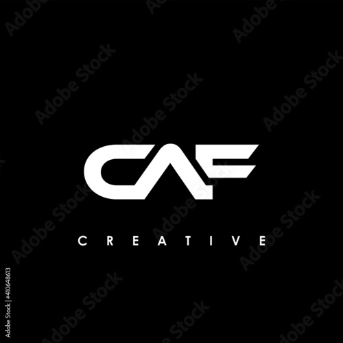 CAF Letter Initial Logo Design Template Vector Illustration