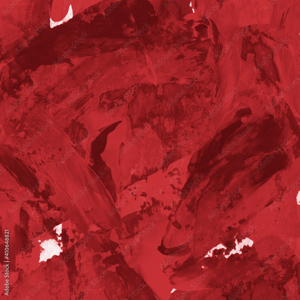 Modern contemporary acrylic background. Red texture made with a palette knife. Abstract painting on paper. Mess on the canvas. Modern contemporary acrylic background. Red texture made with a palette knife. Abstract painting on paper. Mess on the canvas.