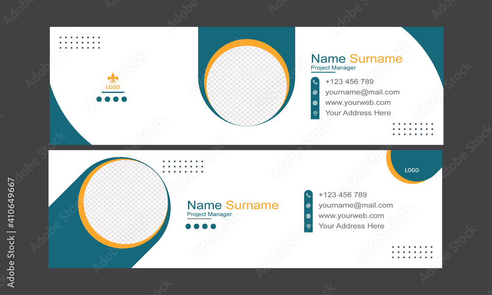Business Email Signature Template Design.
