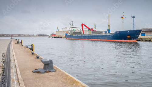 Close up of a berth on the dock 