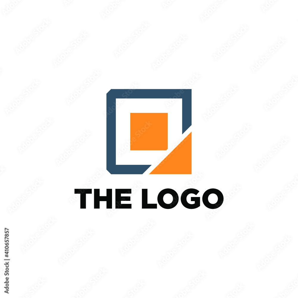 Abstract Geometric Logo Concept Vector. Abstract Simple Logo Template. Abstract Geometric Logo Concept Vector. Abstract Simple Logo Template.