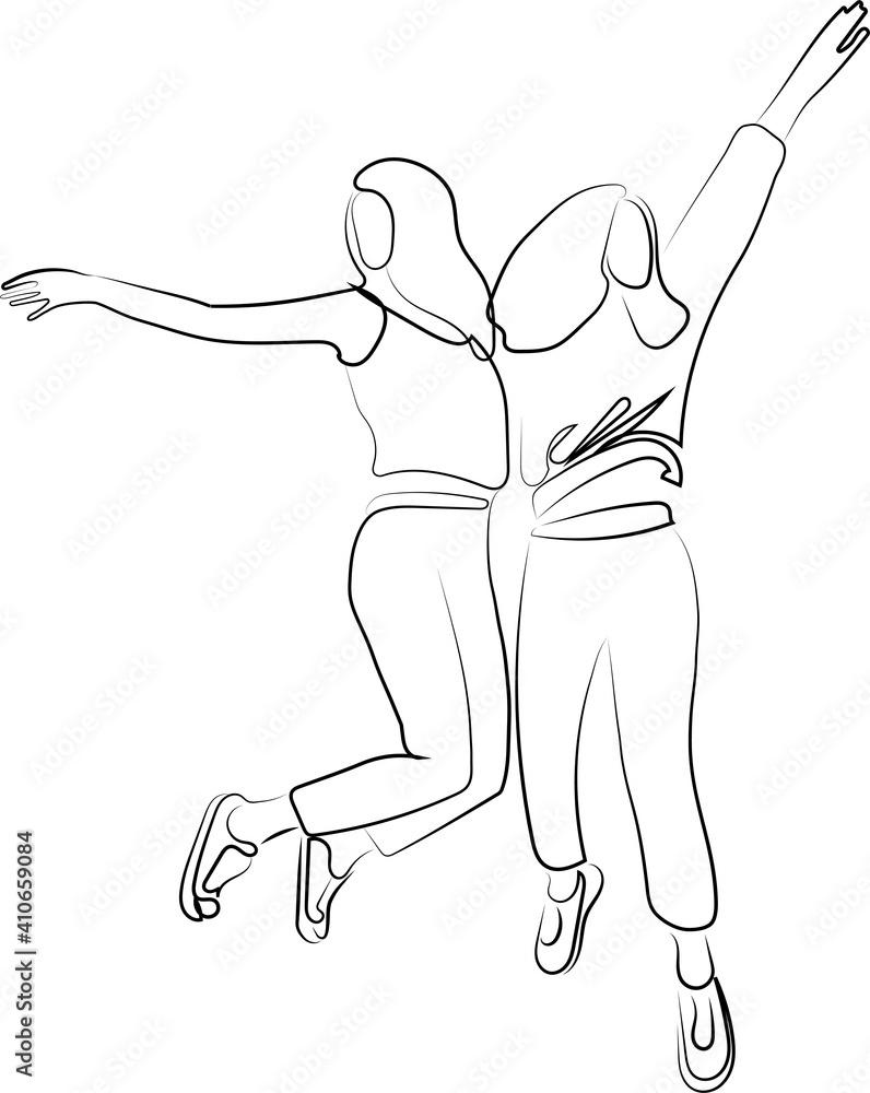 jumping friends V and A jumping friends V and A