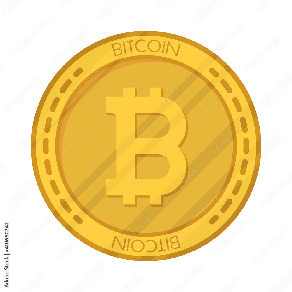 bitcoin crypto currency isolated icon bitcoin crypto currency isolated icon