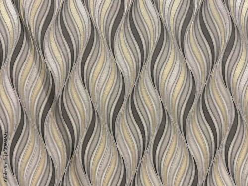 
The ornament of the lines creates a three-dimensional arc of small lament wallpaper in the house texture