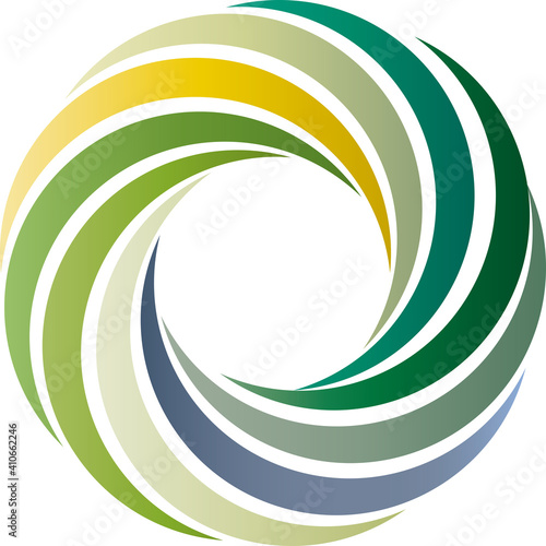 Logo - Farbkreis aus natürlichen Pastellfarben, Farben aus der Natur, natürliche Erscheinung, nachhaltige und ökologische Mode, faire fashion, vektor, isoliert
