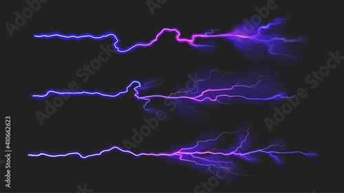 Thunderbolt lightning effect collection set