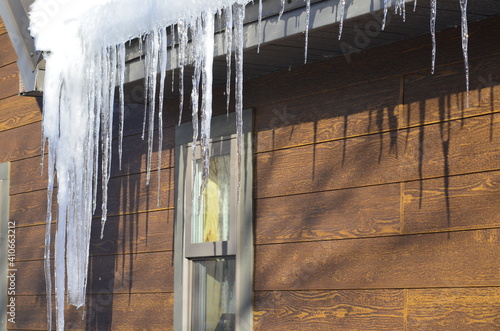 Melting icicles 