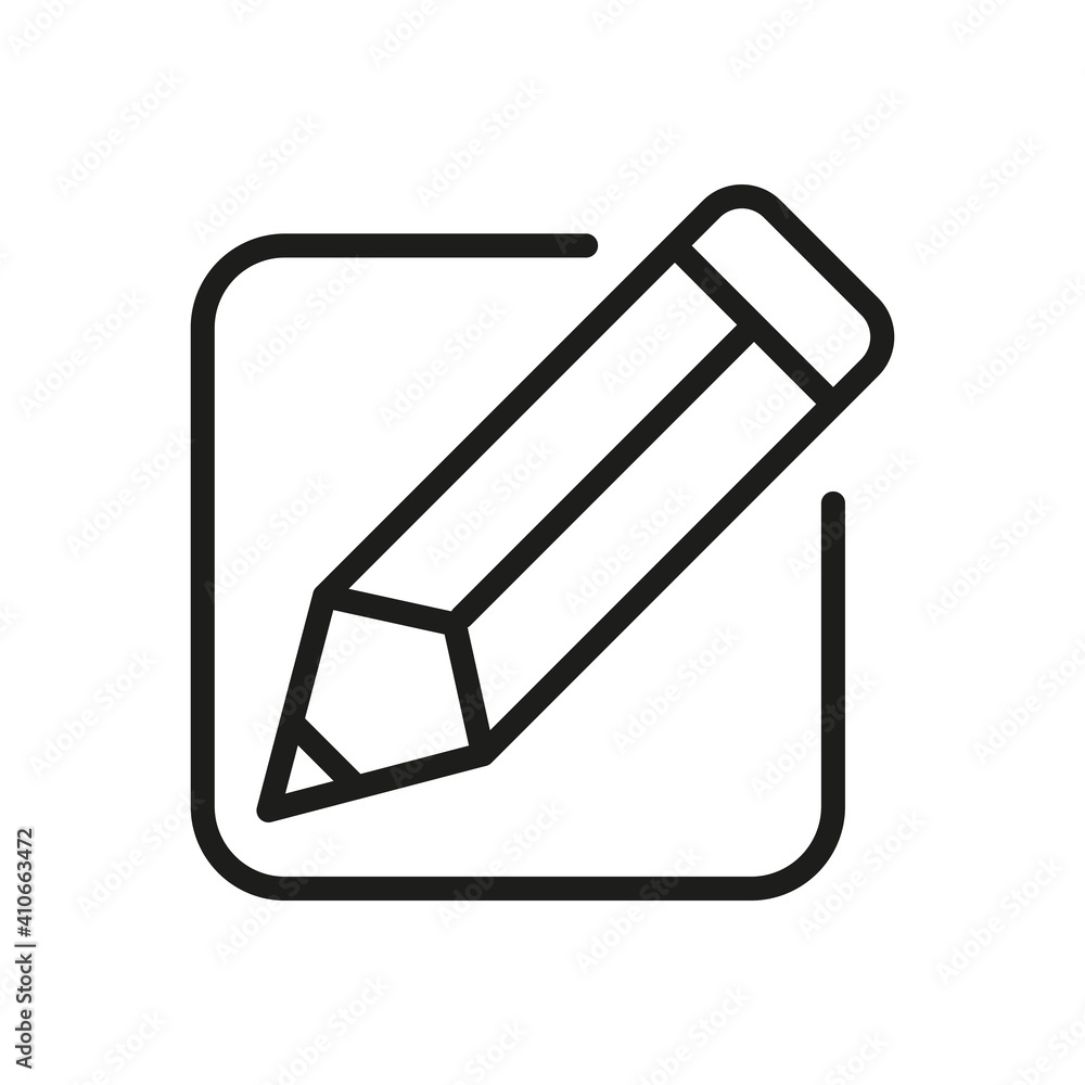 Outline Vector Icon Edit Register Subscription Subscribe Outline Vector Icon Edit Register Subscription Subscribe