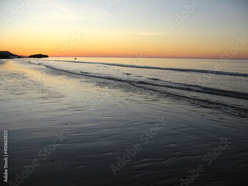 Wallpaper Mural Winter sunset taken from Girvan beach, Ayrshire Scotland  Torontodigital.ca