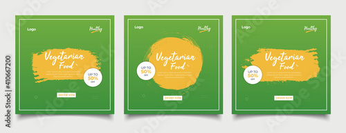 social media instagram post template. Suitable for Social Media Post Restaurant and culinary Promotion.
