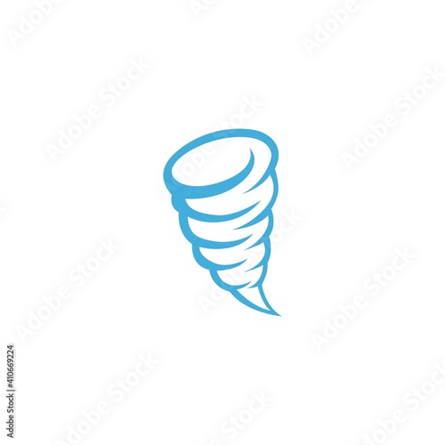 Tornado icon logo vector illustration. Wind tornado, Speed tornado, Whirlwind tornado cartoon design vector template